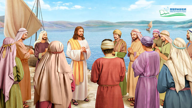 主耶穌與門徒禱告