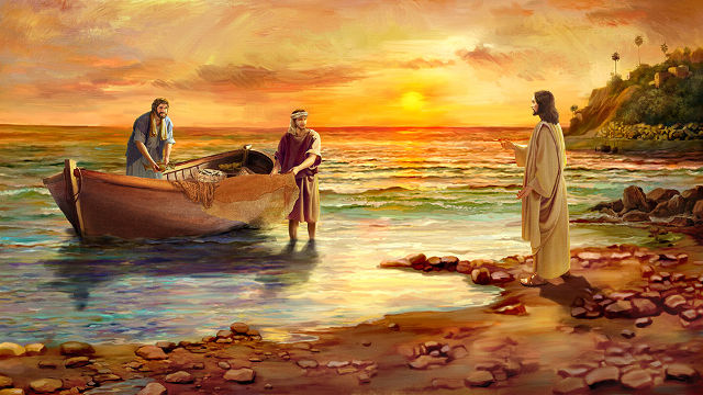 聖經故事-呼召四個漁夫