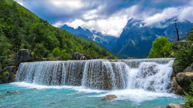 永生,泉水,瀑布,生命之道
