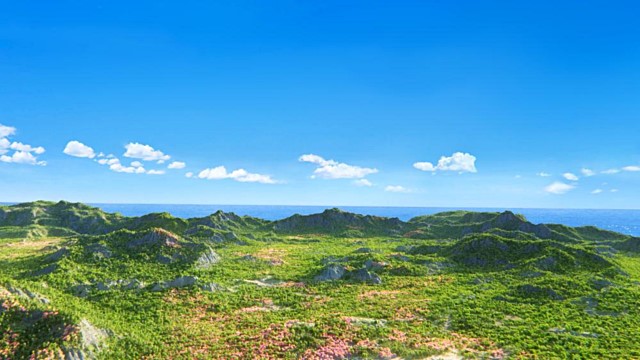 第三日，地和海在神的話中應運而生，神的權柄使這個世界生機盎然